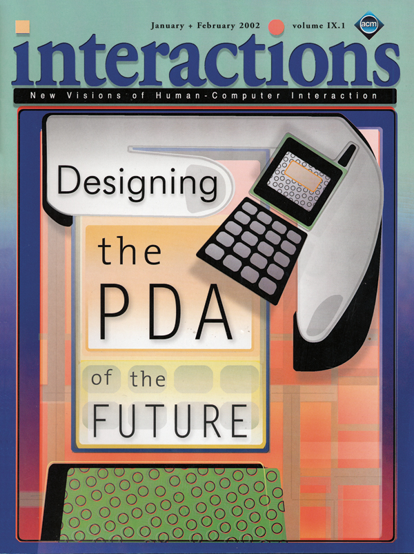 2002, no. 1: Designing the PDA of the Future