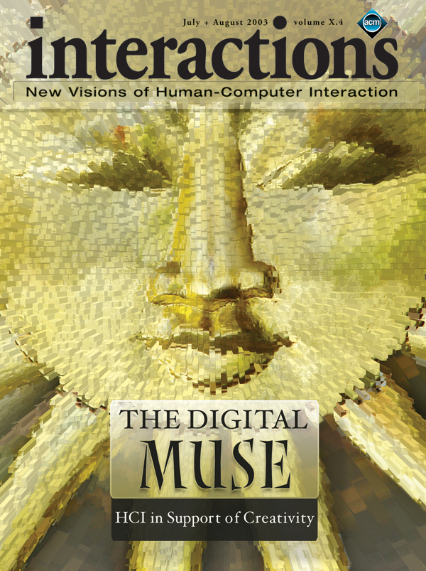 2003, no. 4: The Digital Muse: HCI in Support of CreativityDesigning the Ultimate Tool