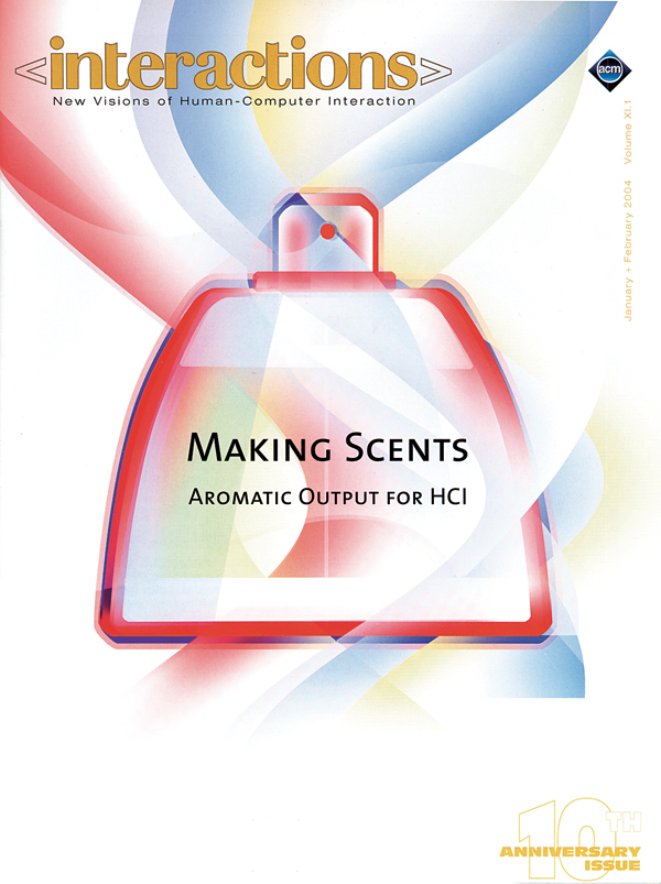 2004, no. 1: Making Scents: Aromatic Output for HCI
