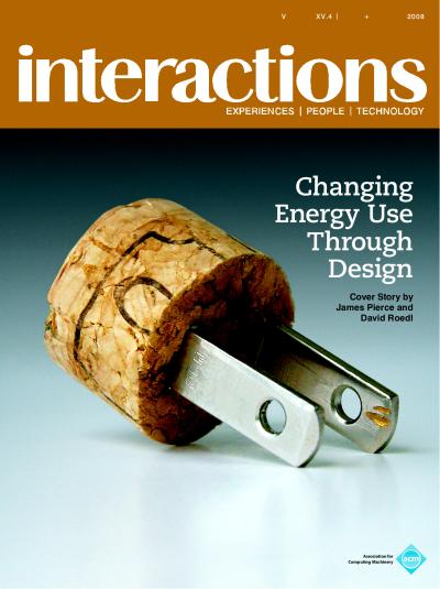2008, no. 4: Changing Energy Use Through Design