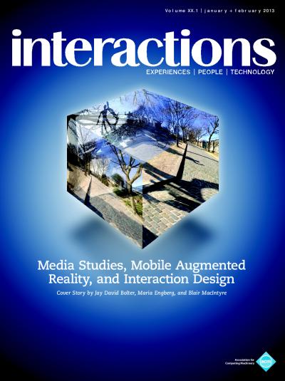 2013, no. 1: Media Studies, Mobile Augmented Reality, and Interaction Design