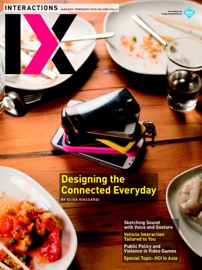 2015, no. 1: Designing the Connected Everyday