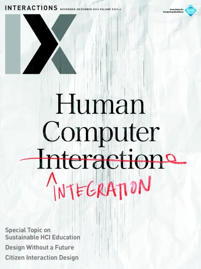 2016, no. 6: Humane Computer Integration