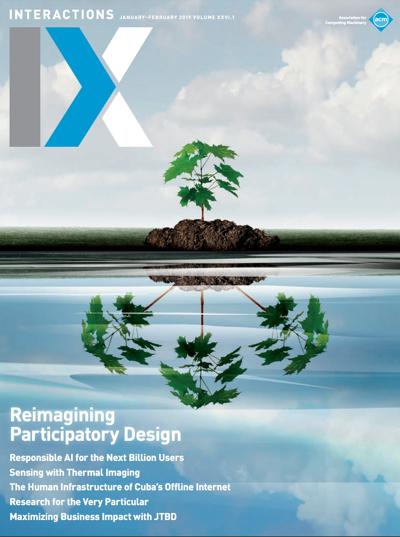 2019, no. 1: Reimagining Participatory Design