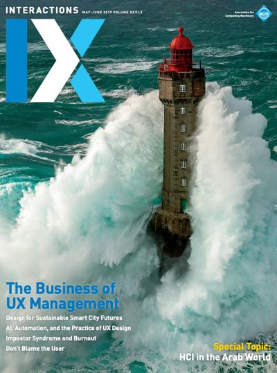2019, no. 3: The Business of UX Management, HCI in the Arab World