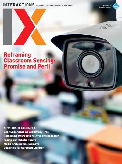 2019, no. 6: Reframing Classroom Sensing: Promise and Peril
