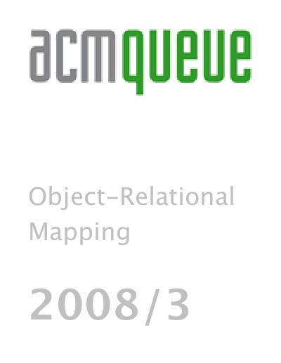 2008, no. 3: Object-Relational Mapping