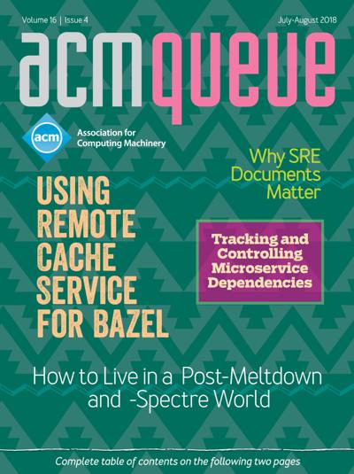 2018, no. 4: Using Remote Cache Service for Bazel