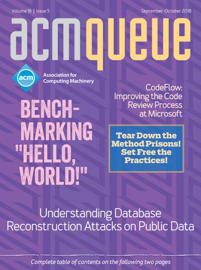2018, no. 5: Benchmarking "Hello, World!"
