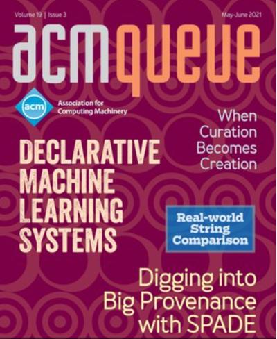 2021, no. 3: Declarative Machine Learning Systems