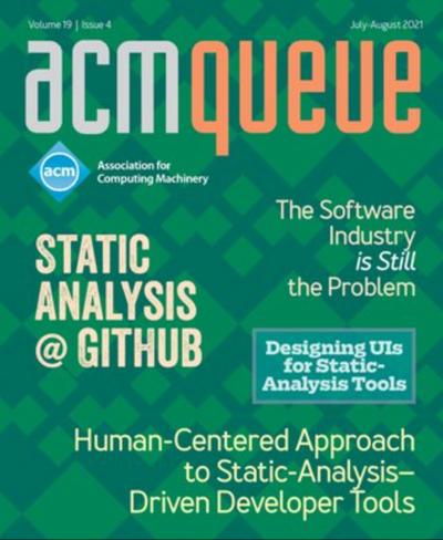 2021, no. 4: Static Analysis at GitHub