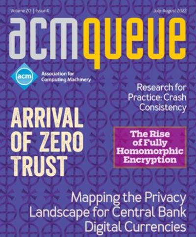 2022, no. 4: Arrival of Zero Trust
