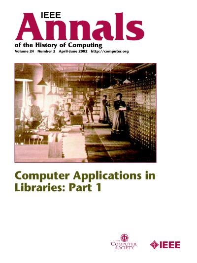 2002, no. 2: Computer Applications in Livraries: Part 1