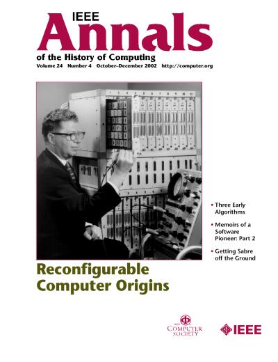 2002, no. 4: Reconfigurable Computer Origins