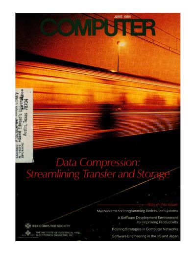 1984, no. 6: Data Compression: Streamlining Transfer and Storage