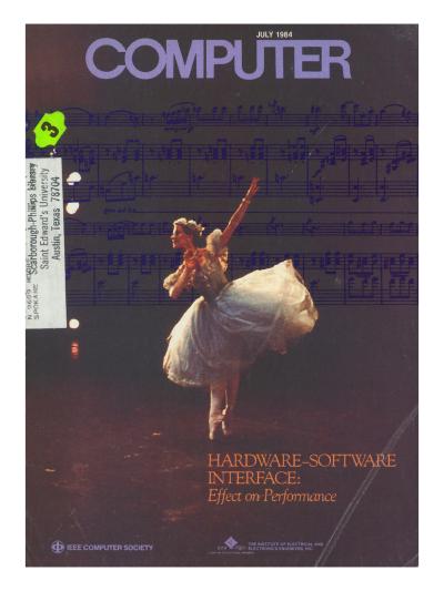 1984, no. 7: Hardware-Software Interface: Effect on Performance