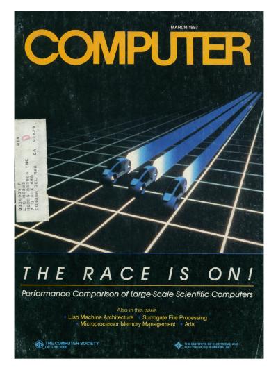 1987, no. 3: Performance Comparison of Large Scale Scientific Computers