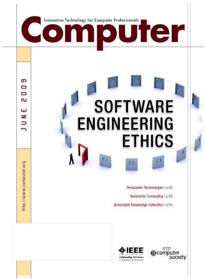 2009, no. 6: Software Engineering Ethics