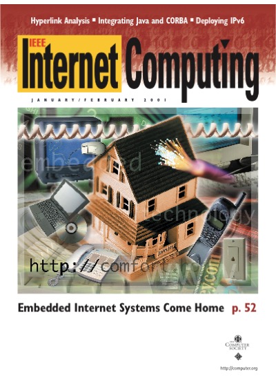 2001, no. 1: embedded internet systems come home 2001, no. 1: embedded internet systems come home