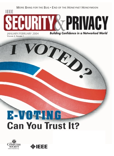 2004, no. 1: E-Voting: Can You Trust It?