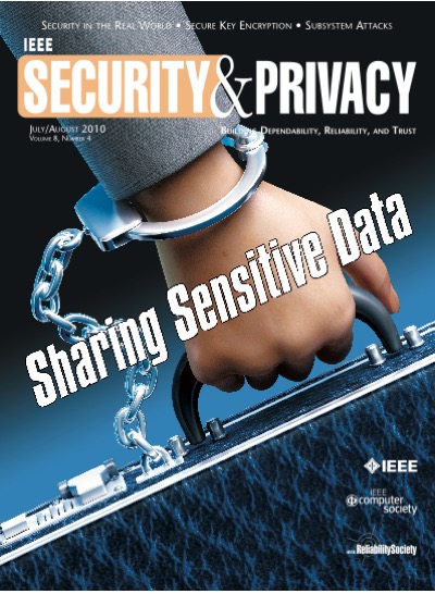 2010, no. 4: Sharing Sensitive Data