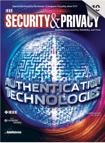 2012, no. 1: Authentication Technologies