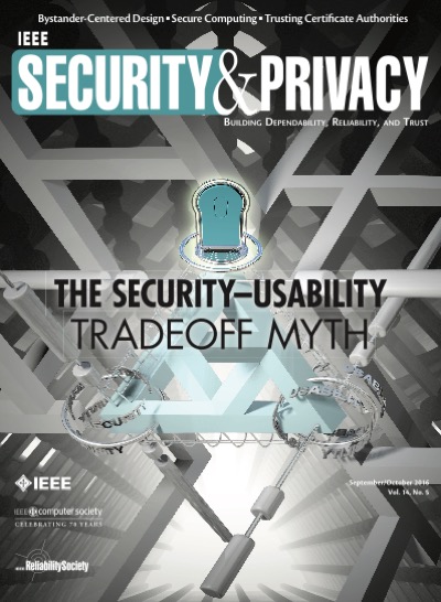2016, no. 5: The Security-Usability Trade-Off Myth