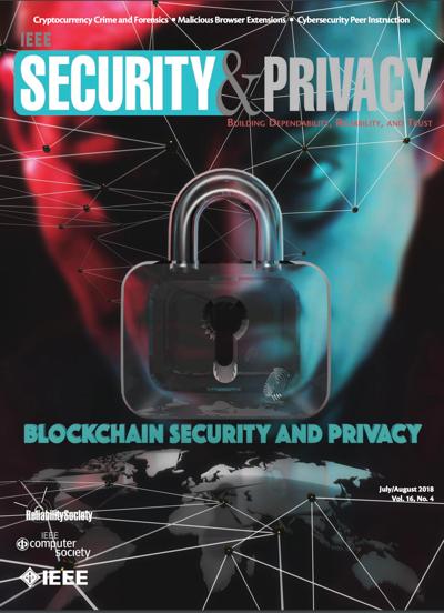 2018, no. 4: Blockchain Security and Privacy