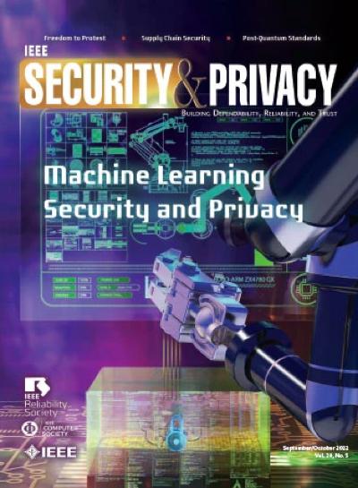 2022, no. 5: Machine Learning Security and Privacy