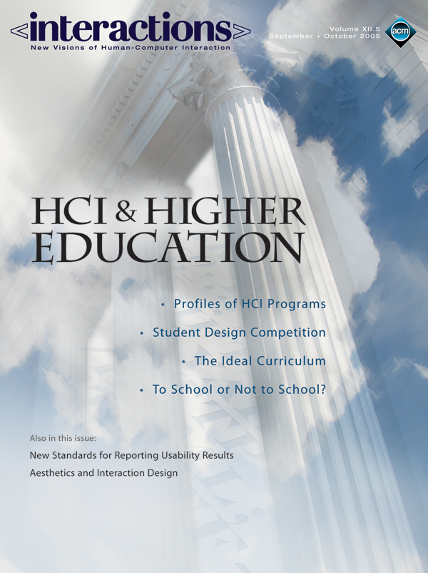 2005, no. 5: HCI & Higher Education