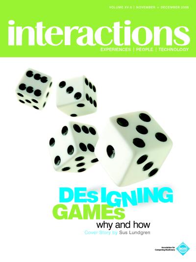 2008, no. 6: Designing Games: Why and How?