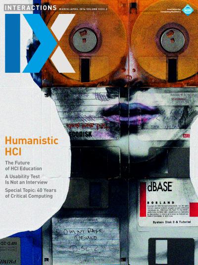 2016, no. 2: Humanistic HCI