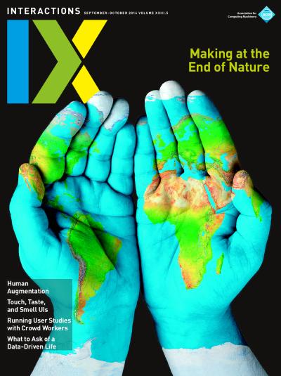 2016, no. 5: Making at the End of Nature
