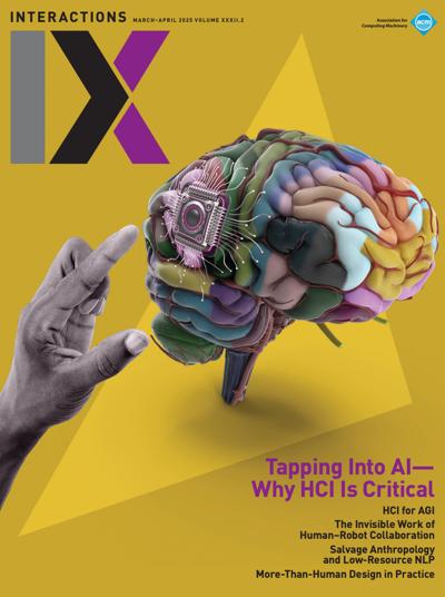 2025, no. 2: Tapping into AI - Why HCI is Critical