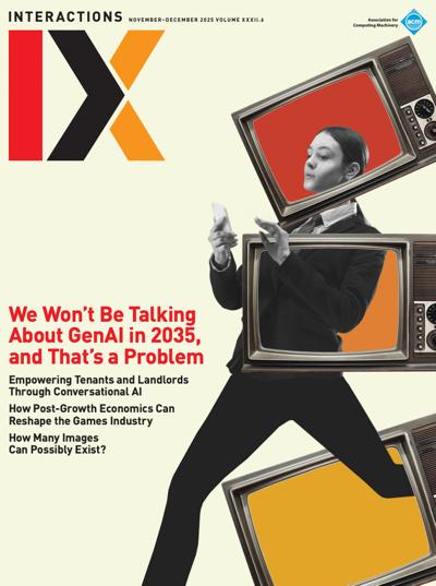 ACM interactions 2025, no. 6: GenAI 2025, no. 6: GenAI