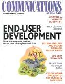 2004, no. 9: End-user development: tools that empower users to create their own software solutions