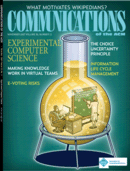 2007, no. 11: Experimental Computer Science