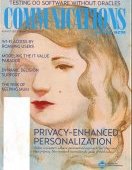 2007, no. 8: Privacy Enhanced Personalization