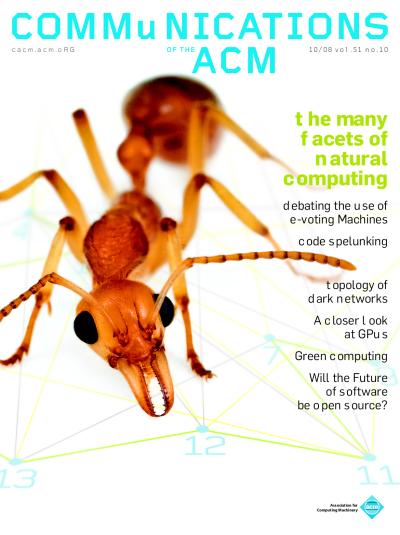 2008, no. 10: The Many Faces of Natural Computing