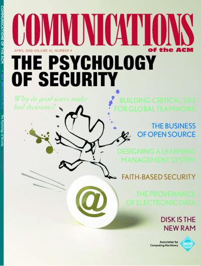 2008, no. 4: The Psychology of Security
