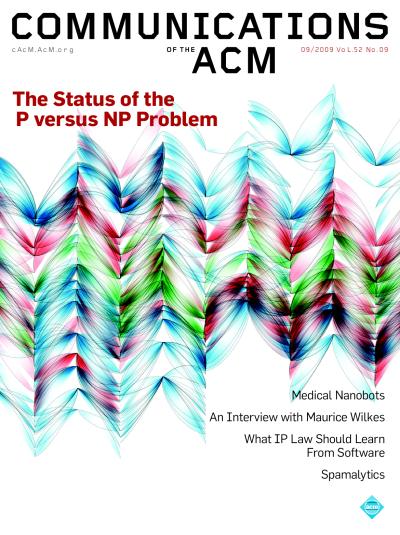 2009, no. 9: The Status of the P versus NP Problem