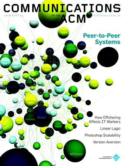 2010, no. 10: Peer-to-Peer Systems