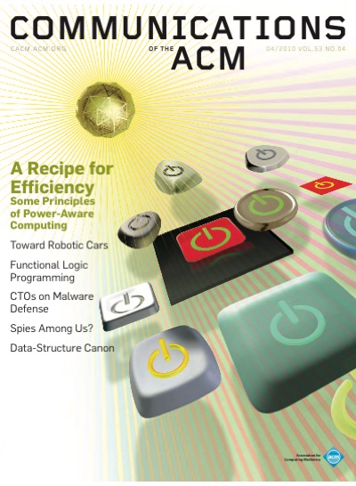 2010, no. 4: A Recipe for Efficiency
