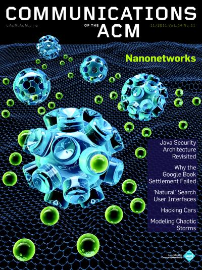 2011, no. 11: Nanonetworks