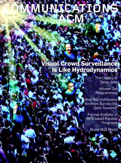 2011, no. 12: Visual Crowd Surveillance is Like Hydrodynamics