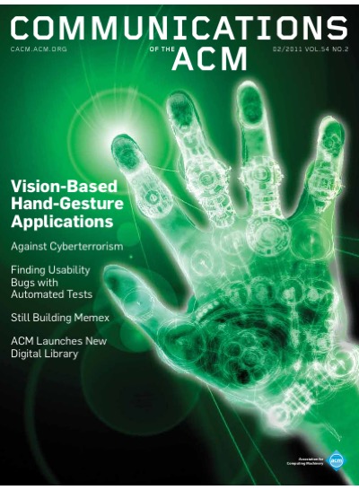 2011, no. 2: Vision Nased Hand Gesture Applications
