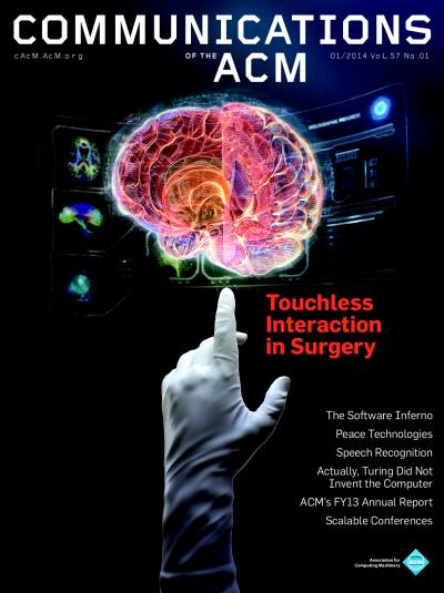 2014, no. 1: Touchless Interaction in Surgery