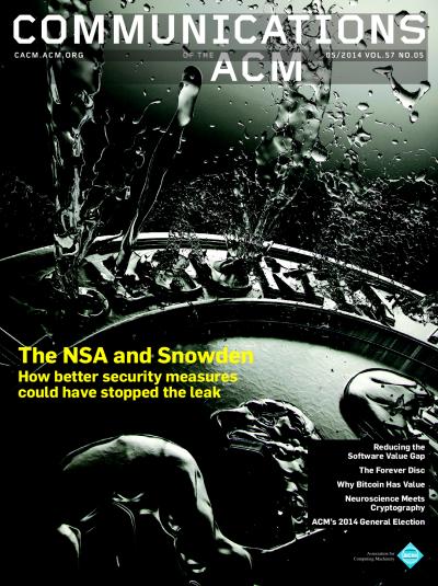 2014, no. 5: The NSA and Snowden: How Better Security Measures Could Have Stopped the Leak