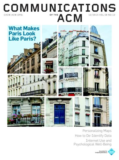 2015, no. 12: What Makes Paris Look Like Paris?