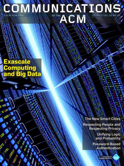 2015, no. 7: Exascale Big Data